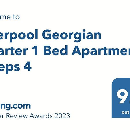 Liverpool Georgian Quarter 1 Bed Apartment Sleeps 4 Bagian luar foto