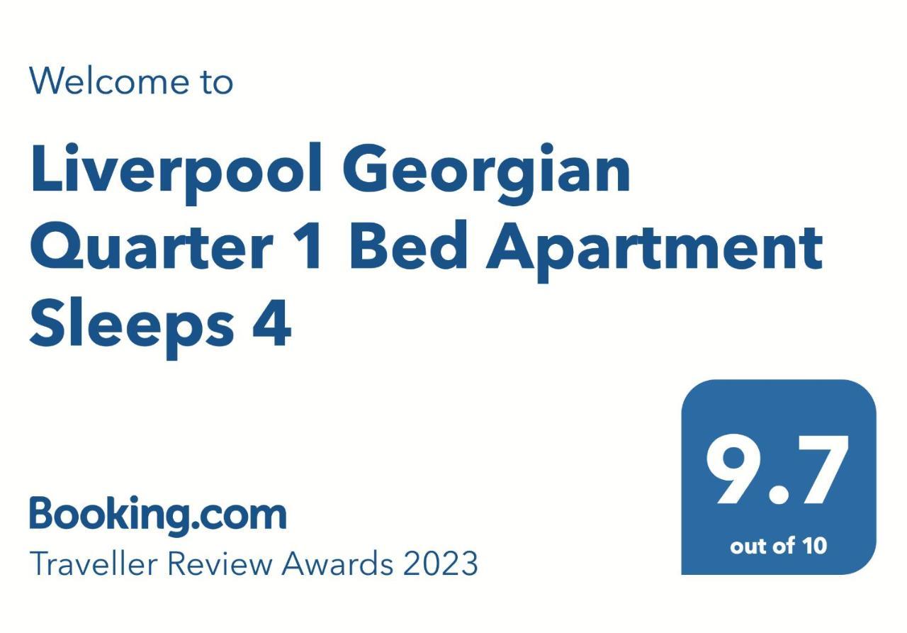Liverpool Georgian Quarter 1 Bed Apartment Sleeps 4 Bagian luar foto